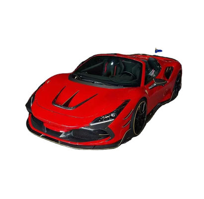 フェラーリ F8 カーボンファイバーボディキット F8 アップグレード MSY スタイル フロントショベル ディフューザー スポイラー サイドスカート ボディキット