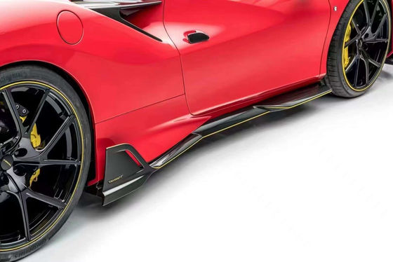 フェラーリ F8 カーボンファイバーボディキット F8 アップグレード MSY スタイル フロントショベル ディフューザー スポイラー サイドスカート ボディキット