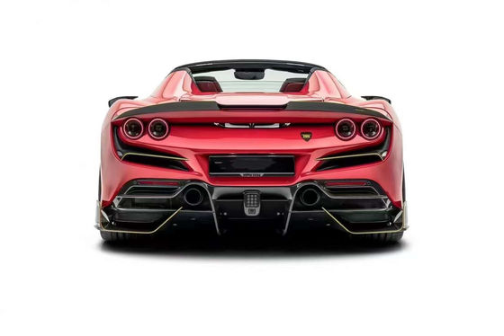 フェラーリ F8 カーボンファイバーボディキット F8 アップグレード MSY スタイル フロントショベル ディフューザー スポイラー サイドスカート ボディキット