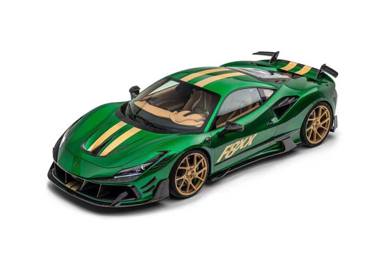 フェラーリ F8 カーボンファイバー ボディキット F8 アップグレード MSY スタイル フロントとリア バンパー スポイラー フード ボディキット