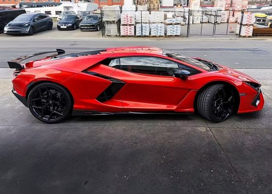 レブエルト・ランボルギーニ ボディキット DMCスタイル レッドカーボンファイバー スポイラー翼