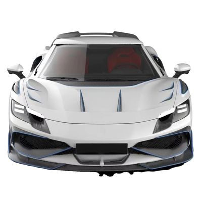 296GTB フェアレディ キット カーボディ 2021 ドライ カーボンファイバー フロント リップ カー フロント バンパー ディフューザー