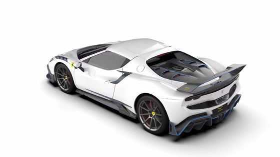 296GTB フェアレディ キット カーボディ 2021 ドライ カーボンファイバー フロント リップ カー フロント バンパー ディフューザー