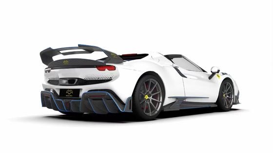296GTB フェアレディ キット カーボディ 2021 ドライ カーボンファイバー フロント リップ カー フロント バンパー ディフューザー