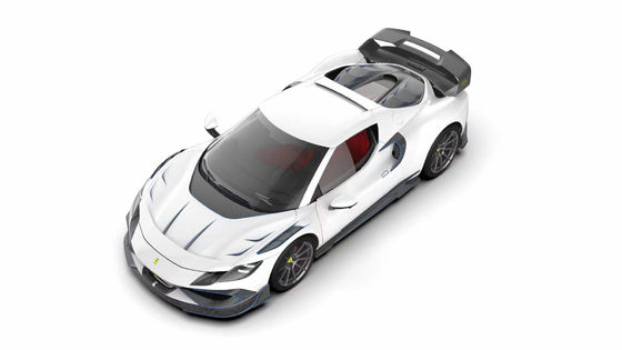 296GTB フェアレディ キット カーボディ 2021 ドライ カーボンファイバー フロント リップ カー フロント バンパー ディフューザー
