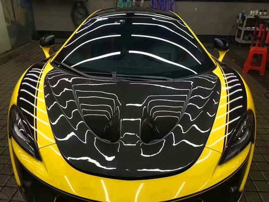 マクラーレン 570S 540C 650S 600LT 高品質の炭素繊維 改良されたP1スタイル ドライカーボン繊維 フード フード