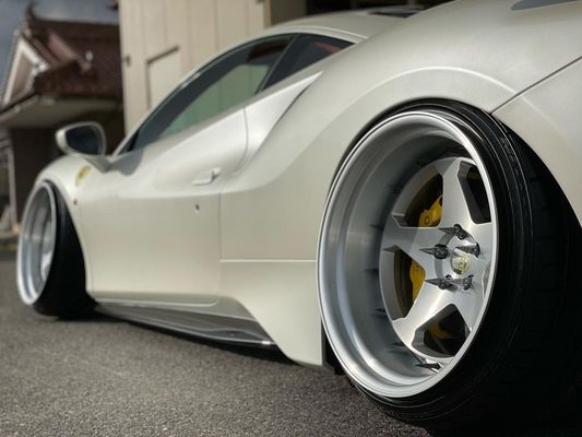 カーボンファイバー ワイドボディ フェアレディ 488ピスタ スポイラー カーボンファイバー スポイラー ウイング