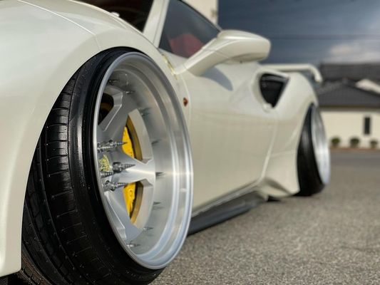 カーボンファイバー ワイドボディ フェアレディ 488ピスタ スポイラー カーボンファイバー スポイラー ウイング