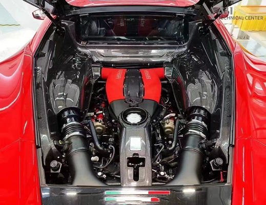 488 フェラーリ ボディキット ドライ カーボンファイバー エンジンシールド OEM カーボンファイバー オイルキャップ