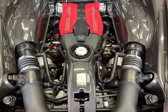 488 フェラーリ ボディキット ドライ カーボンファイバー エンジンシールド OEM カーボンファイバー オイルキャップ