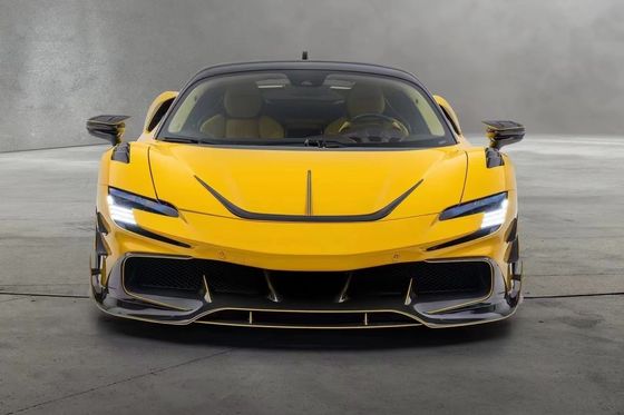 SF90 フェラーリ ボディキット MSYスタイル カーボンファイバー バンパー リップスポイラー サイドスカート
