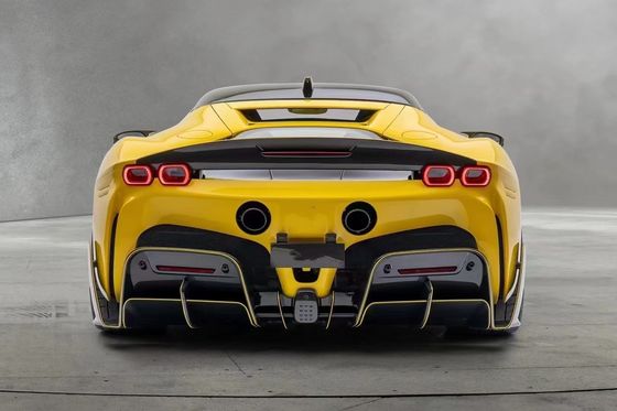 SF90 フェラーリ ボディキット MSYスタイル カーボンファイバー バンパー リップスポイラー サイドスカート
