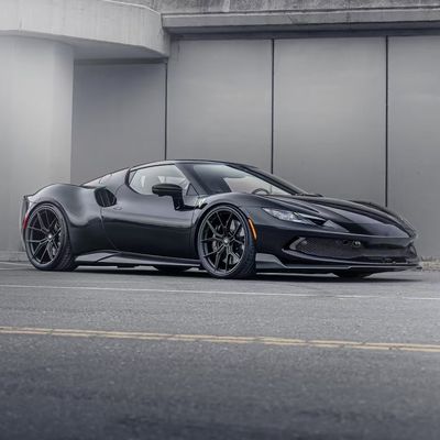 OEM フェラーリ 296 Gtb ボディキット カーボンファイバー ボディ FYスタイル サイドスカート ボディキット