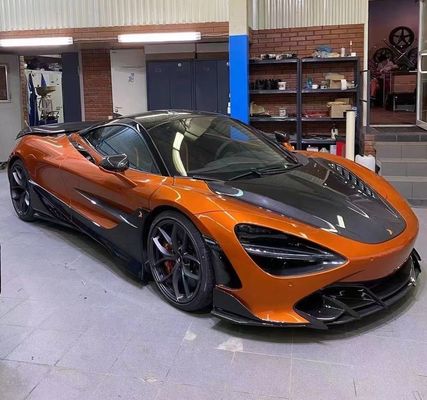 マクラーレン 720S カーボンファイバーフード 720S 改良されたトップスタイル カーボンファイバーフード エンジンカバー