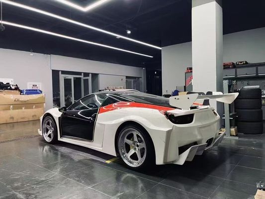458 フェラーリ ボディキット LBスタイル フロント・アンド・リア・バンパー 2011 - 2014 フード・スポイラー