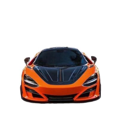 マクラーレン720向け ドライカーボンファイバーボディキット 720 改良されたMSYスタイル カーボンファイバー フロントとリア バンパー スポイラー ワイドボディキット