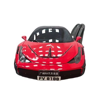 フェアレディ458 ボディキットSPスタイル カーボンファイバー フロント・アンド・リア バンパー スポイラー フード 2010-2014