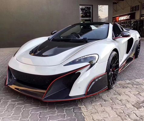 マクラーレン MP4-12C 650Sの新製品 カーボンファイバーフード MP4-12c 650S P1スタイルのボットとエンジンのハッチをアップグレード