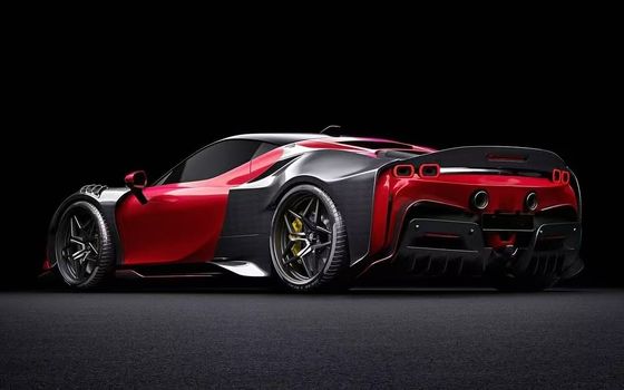 SF90 フェラーリ カーボン ボディ キット 2021 ワイドボディ キット ZE スタイル 輪弧