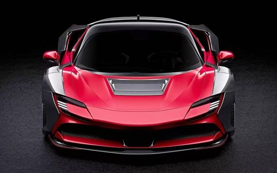 SF90 フェラーリ カーボン ボディ キット 2021 ワイドボディ キット ZE スタイル 輪弧