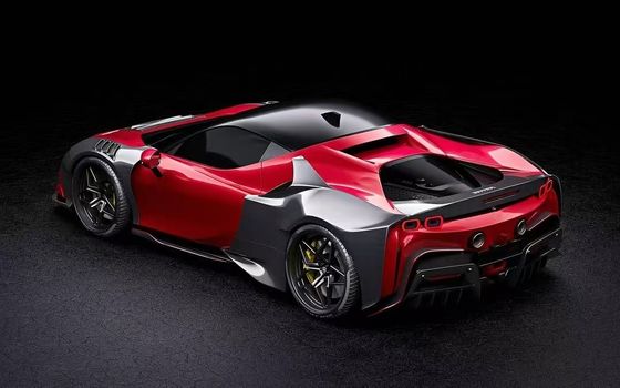 SF90 フェラーリ カーボン ボディ キット 2021 ワイドボディ キット ZE スタイル 輪弧