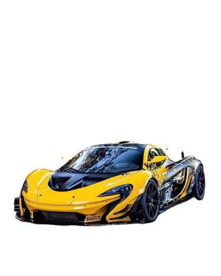 マクラーレン P1 ボディキット P1 アップグレードされた GTR スタイル フロントとリア バンパー スポイラー カーボンファイバー ボディキット