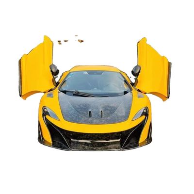 カーフロントバンパー マクラレン Mp4 12C 625c 650S 675LT スタイルボディキットにアップグレードする炭素部品