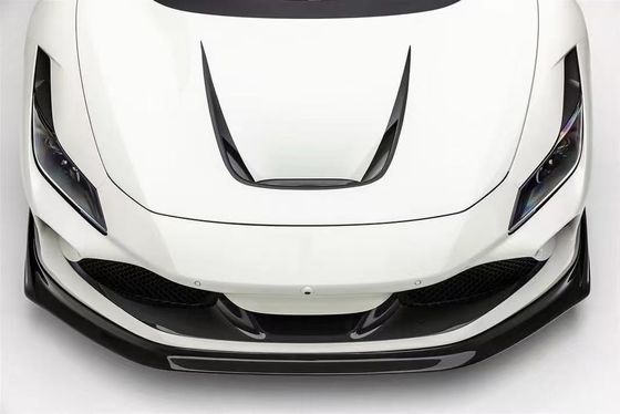 F8 フェラーリ カーボン カーボディ キット VOS スタイル PP カーボン 繊維 リップ スポイラー フード カーボディ キット