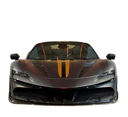 フェラーリ SF90 カーボンファイバーボディ SF90 KY PP プラスチックディフューザー スポイラー サイドスカート ボディキット