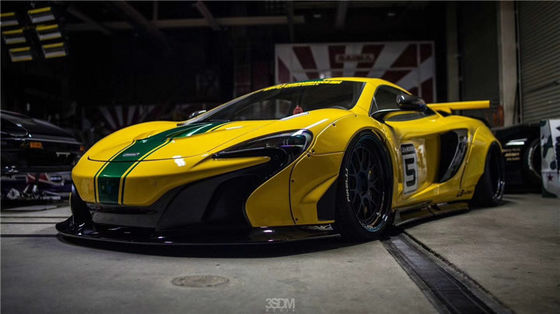 マクラーレン 650S 625c ワイドボディキット 650S 625c LB スタイル フロントとリア バンパー スポイラー ワイドボディキットをアップグレード