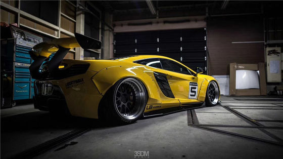 マクラーレン 650S 625c ワイドボディキット 650S 625c LB スタイル フロントとリア バンパー スポイラー ワイドボディキットをアップグレード