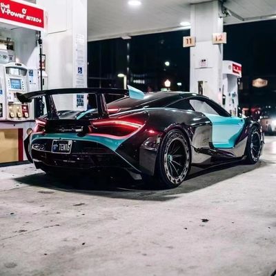 720S マクラレン ボディキット 1016 スタイル ドライ カーボンファイバー テイル ボディキット