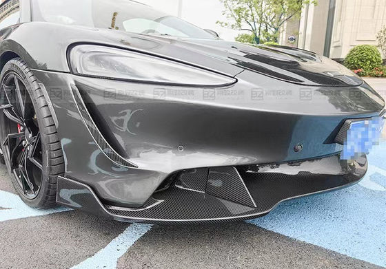 プラスチックブラック マクラーレン GT ボディキット バンパー スポイラー サイドスカート フード