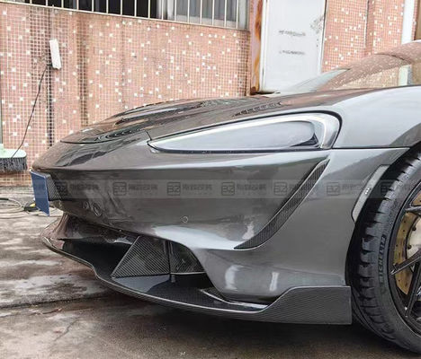 プラスチックブラック マクラーレン GT ボディキット バンパー スポイラー サイドスカート フード