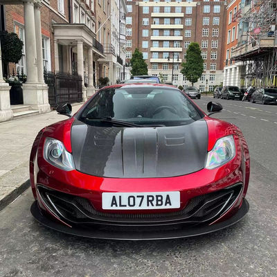 MP4 12C マクラレン ボディキット MSY スタイル フロント バンパー 後部 スポイラー ワイドボディ キット 赤 黒