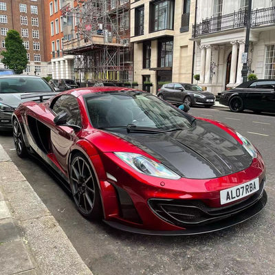 MP4 12C マクラレン ボディキット MSY スタイル フロント バンパー 後部 スポイラー ワイドボディ キット 赤 黒