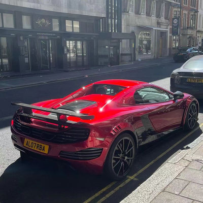 MP4 12C マクラレン ボディキット MSY スタイル フロント バンパー 後部 スポイラー ワイドボディ キット 赤 黒