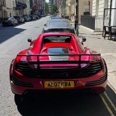 MP4 12C マクラレン ボディキット MSY スタイル フロント バンパー 後部 スポイラー ワイドボディ キット 赤 黒