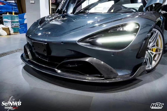 720s マクラレン ボディキット ブラックセール スタイルの フロント バンパー スポイラー リップ フード フェンダー