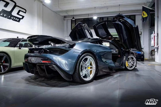 720s マクラレン ボディキット ブラックセール スタイルの フロント バンパー スポイラー リップ フード フェンダー