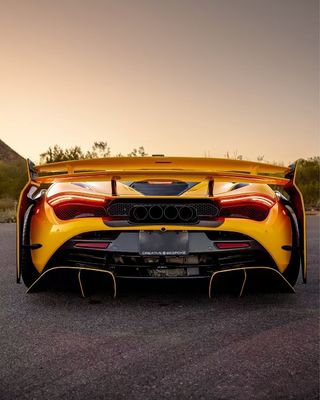 720s マクラレン ボディキット カーボンファイバー ワイドボディ ZEスタイル フロント・アンド・リア・バンパー