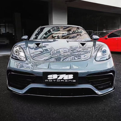 ポルシェ718 ボックススター カーソリーキット 718 改良されたPDスタイル フロントとバック バンパー トゥイヤー スポイラー