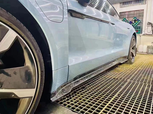 ポルシェ・タイカン カーボンファイバー・ボディ・キット 自動車部品 タイカン アップグレード MSY スタイル フロント・ショベル・ディフューザー スポイラー・ボディ・キット