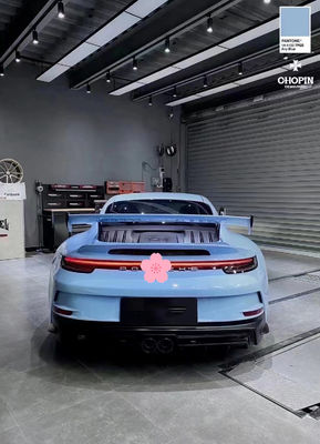 ポルシェ 911 992 カーソリーキット 992 GT3 スタイルのアップグレードされた炭素繊維 フロントとバック バンパー スポイラー フード カーソリーキット