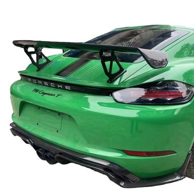 2022 新品 987ケイマン 981ボックスター 718 カーボンファイバースポイラー ポルシェ 987 981 718 カーボンファイバースポイラー ウイング