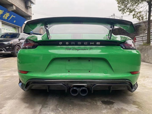 2022 新品 987ケイマン 981ボックスター 718 カーボンファイバースポイラー ポルシェ 987 981 718 カーボンファイバースポイラー ウイング