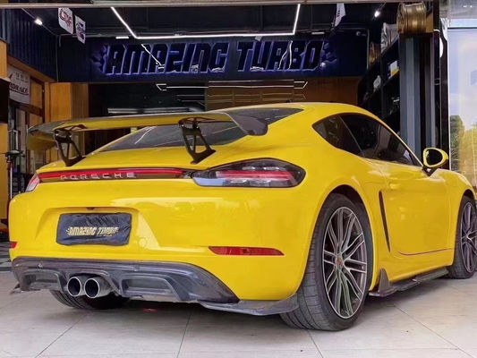 2022 新品 987ケイマン 981ボックスター 718 カーボンファイバースポイラー ポルシェ 987 981 718 カーボンファイバースポイラー ウイング