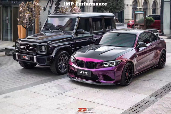 IMPスタイル カーボンファイバー フード BMW M2 2シリーズ F22 F87 カーボンファイバー エンジンカバー エンジンハッチカバー