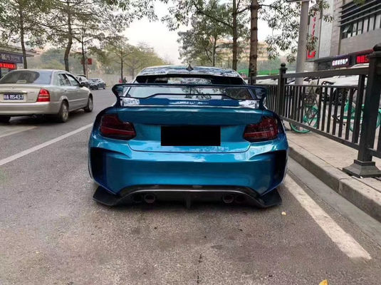 BMW F22 F87 2シリーズ M2 ボディキット M2 M235 アップグレード IMP スタイル フロントとリア バンパースポイラー ワイド ボディキ