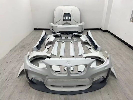 BMW F22 F87 2シリーズ M2 ボディキット M2 M235 アップグレード IMP スタイル フロントとリア バンパースポイラー ワイド ボディキ